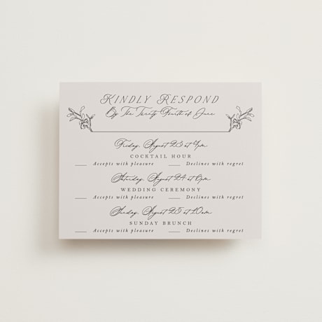 Multi-Event RSVP Cards