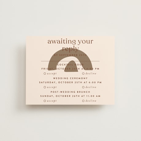 Multi-Event RSVP Cards