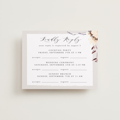 Multi-Event RSVP Cards