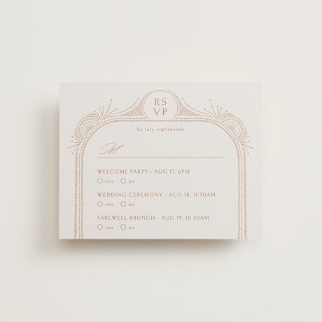 Multi-Event RSVP Cards