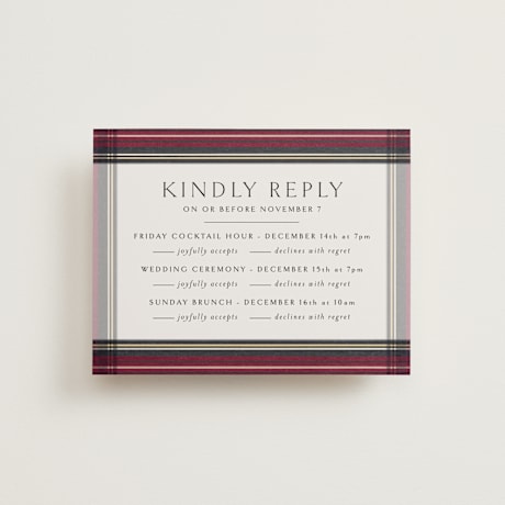 Multi-Event RSVP Cards