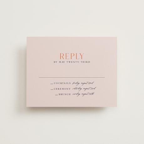 Multi-Event RSVP Cards