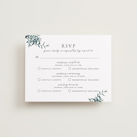 Multi-Event RSVP Cards