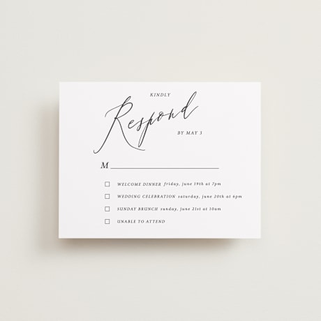 Multi-Event RSVP Cards