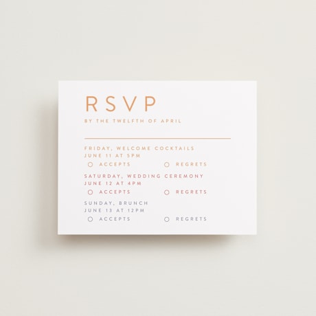 Multi-Event RSVP Cards