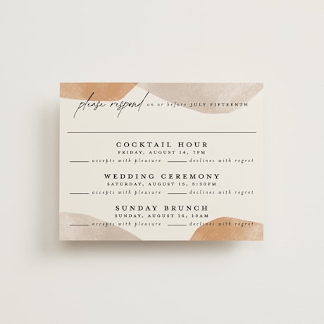 Multi-Event RSVP Cards