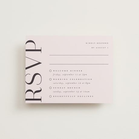 Multi-Event RSVP Cards