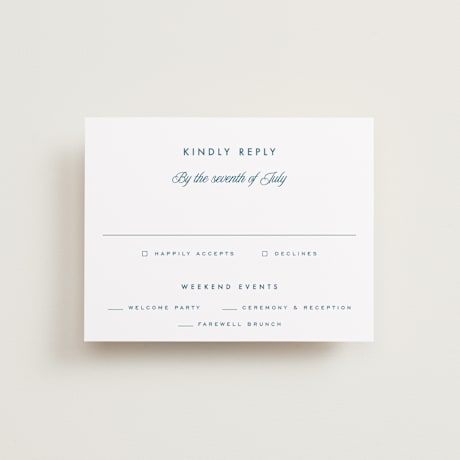 Multi-Event RSVP Cards