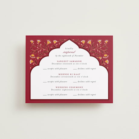 Multi-Event RSVP Cards