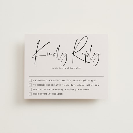 Multi-Event RSVP Cards