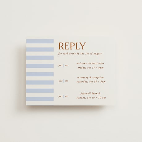Multi-Event RSVP Cards
