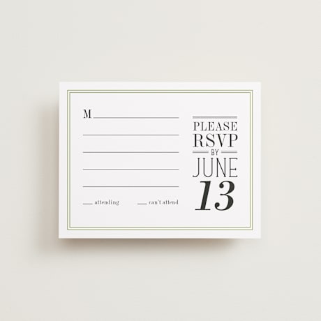 RSVP Cards