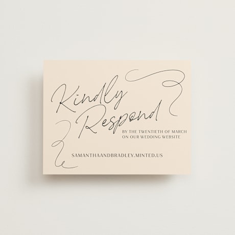 RSVP Online Enclosure Cards
