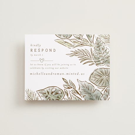 RSVP Online Enclosure Cards