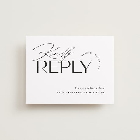 RSVP Online Enclosure Cards