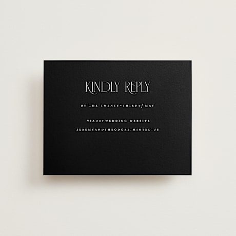 RSVP Online Enclosure Cards
