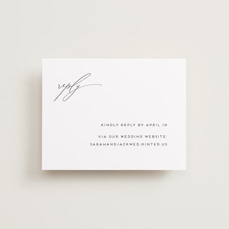 RSVP Online Enclosure Cards