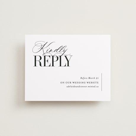 RSVP Online Enclosure Cards