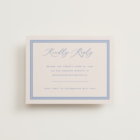 RSVP Online Enclosure Cards
