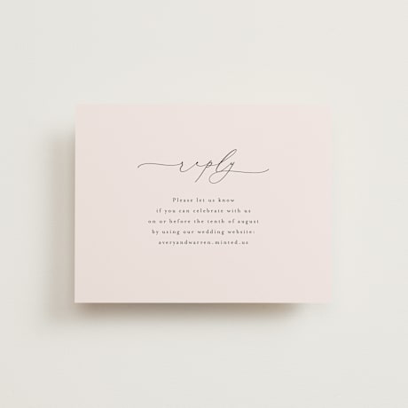 RSVP Online Enclosure Cards