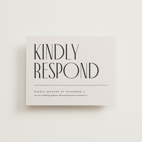 RSVP Online Enclosure Cards