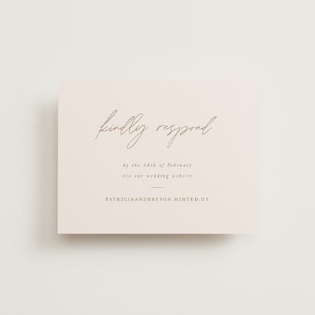 RSVP Online Enclosure Cards
