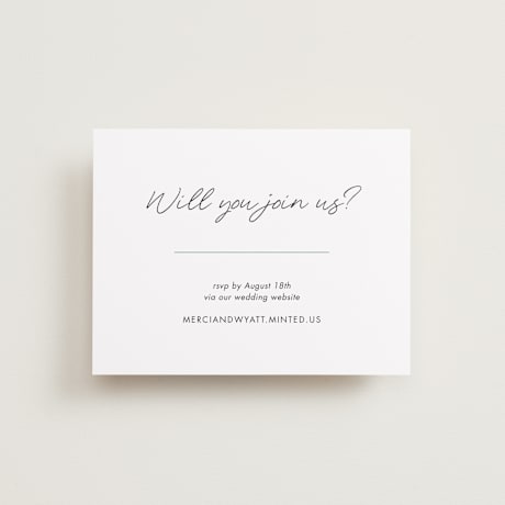 RSVP Online Enclosure Cards
