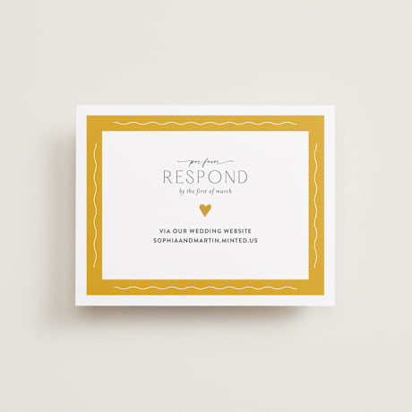 RSVP Online Enclosure Cards