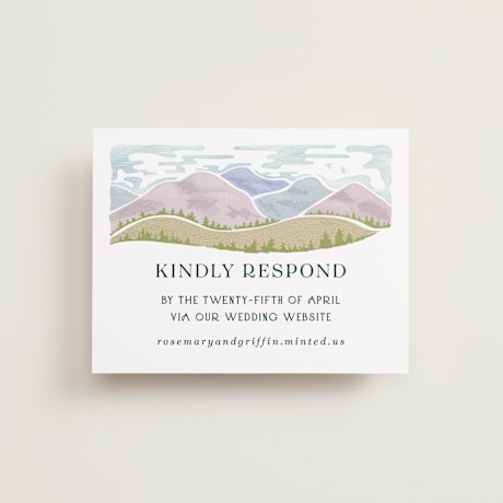 RSVP Online Enclosure Cards