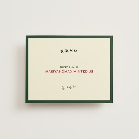RSVP Online Enclosure Cards