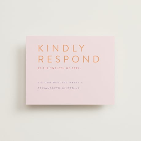 RSVP Online Enclosure Cards