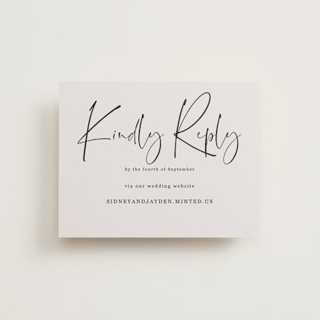 RSVP Online Enclosure Cards