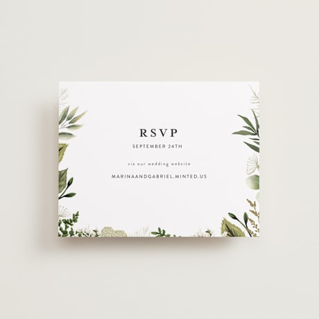 RSVP Online Enclosure Cards