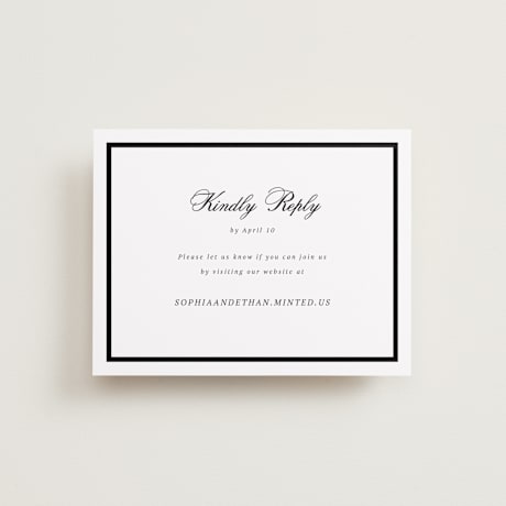RSVP Online Enclosure Cards