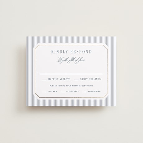 Foil-Pressed RSVP Cards