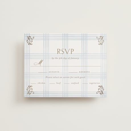 Foil-Pressed RSVP Cards