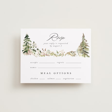Foil-Pressed RSVP Cards