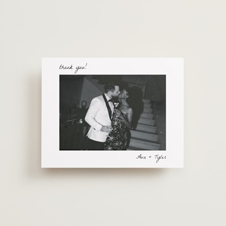 Flat Wedding Thank You Cards