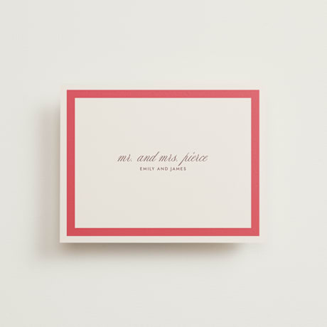 Flat Wedding Thank You Cards