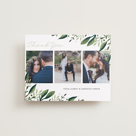Wedding Thank You Postcards