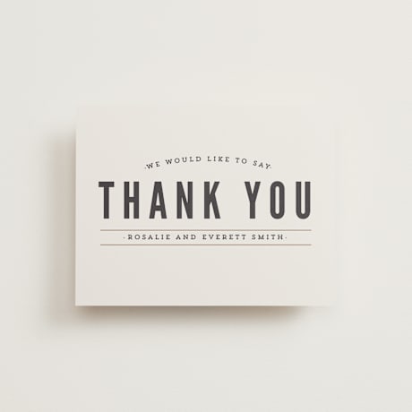 Wedding Thank You Postcards