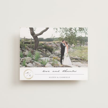 Wedding Thank You Postcards