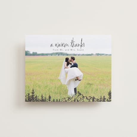 Wedding Thank You Postcards