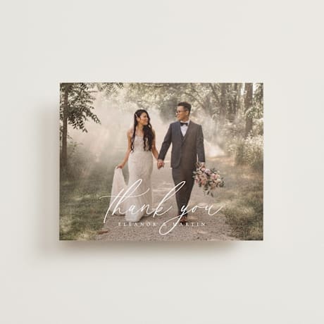 Wedding Thank You Postcards