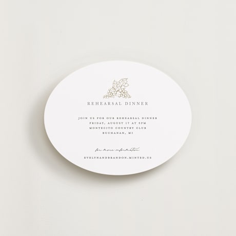 Rehearsal Dinner Cards
