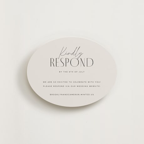 RSVP Online Enclosure Cards