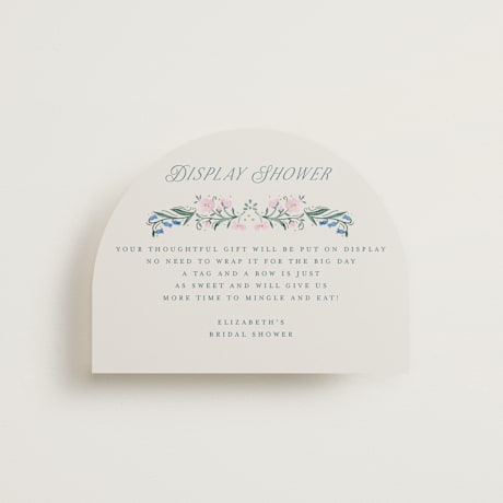 Bridal Shower Insert Cards