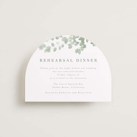 Rehearsal Dinner Cards