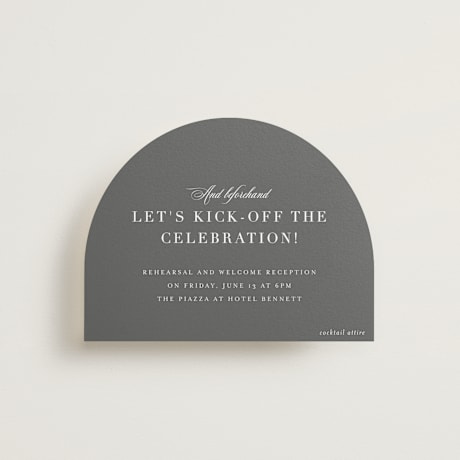 Rehearsal Dinner Cards