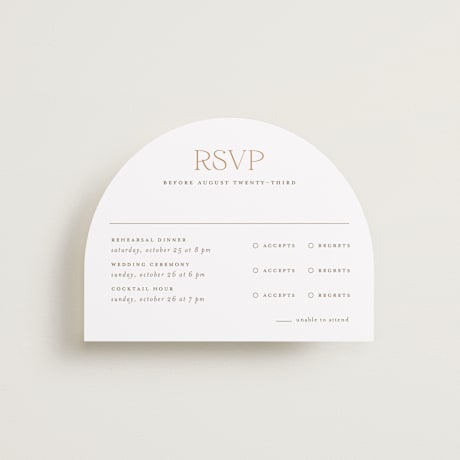 Multi-Event RSVP Cards